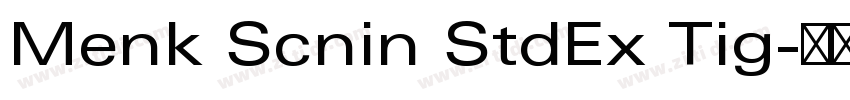 Menk Scnin StdEx Tig字体转换